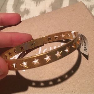 Madewell gold star bracelet